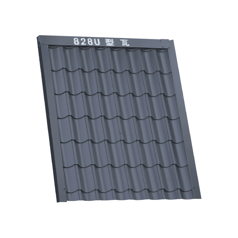 Алюмінієвий магній марганець цільна металева покрівельна плитка