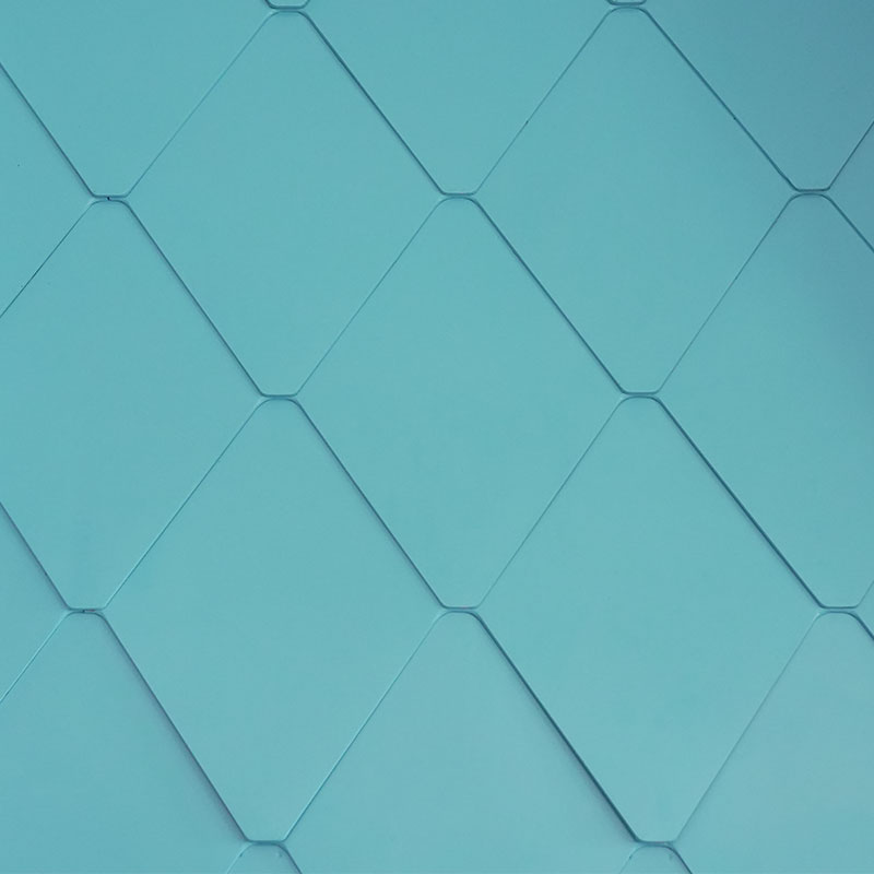 Алюмінієвий магній марганцевий композитний алмазний у формі металева покрівельна плитка